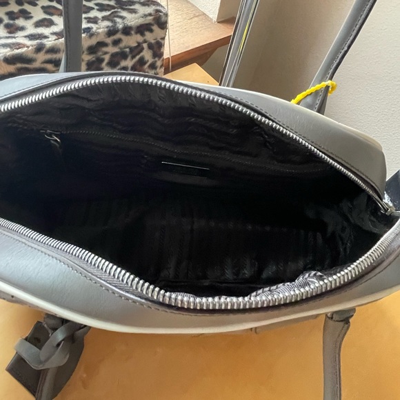 Prada Handbag in Gray Quilted Leather - Picture 11 of 17